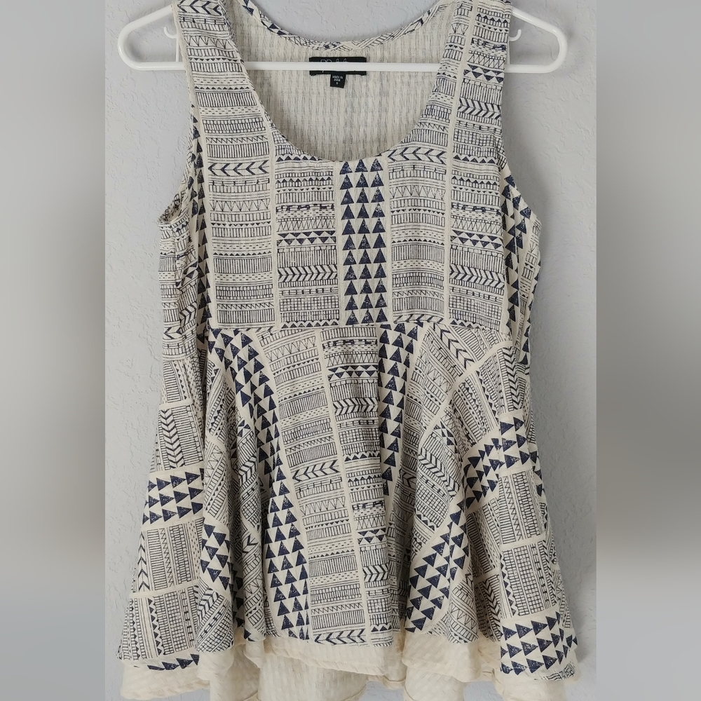 RD+Koko Patterned Cotton Top